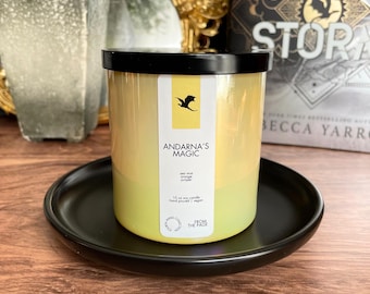 Andarna's Magic Candle | Fourth Wing Candle Collection | Onyx Storm | Officially Licensed | Book Candles