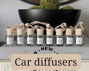 Car Diffusers | Pick One | Book Inspired Scents | Car Air Freshener | Bookish Gifts