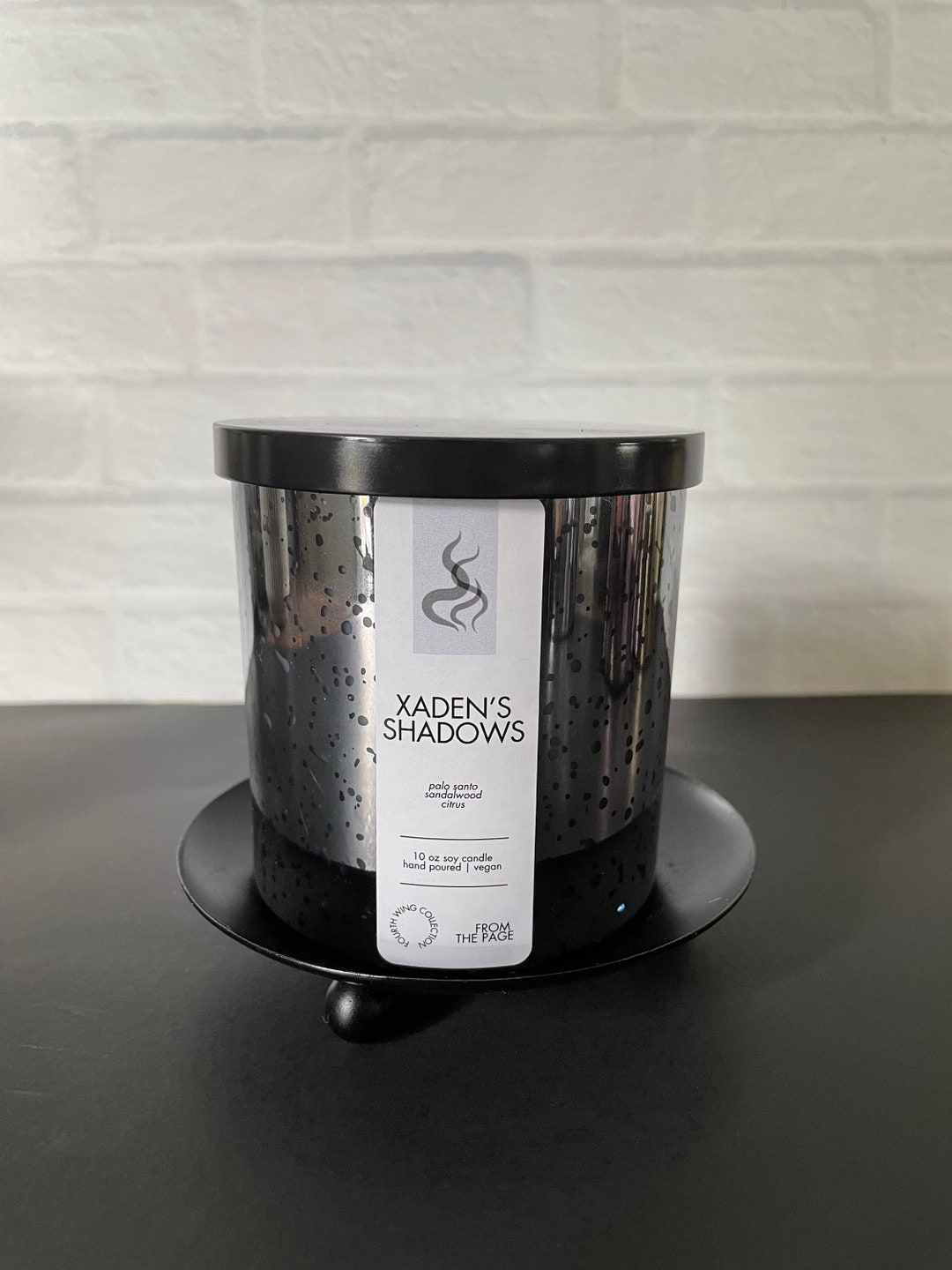 Xadens Shadows Candle Fourth Wing Candle Collection Officially Licensed