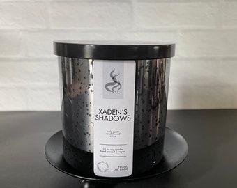 Xaden’s Shadows Candle | Fourth Wing Candle Collection | Officially Licensed | Book Candles