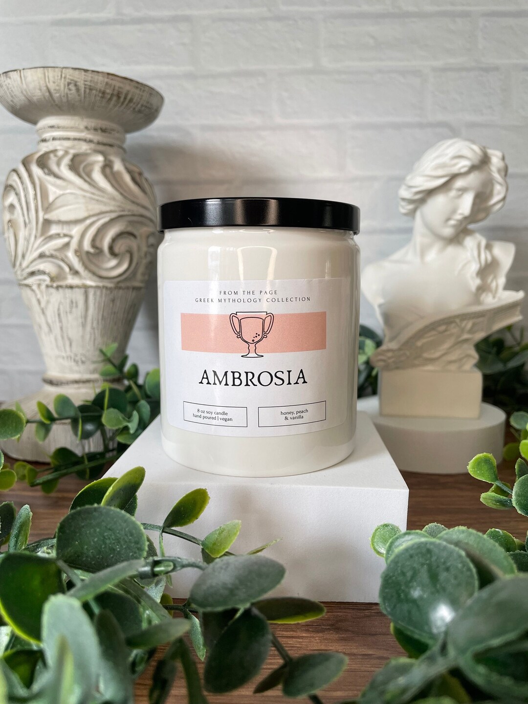Ambrosia Greek Mythology Inspired Candle Myths 8 Oz Soy Candle Etsy
