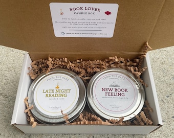 Literary Soy Candle Gift Set | Book Lover Scents