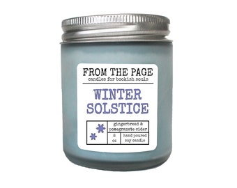 Winter Solstice Soy Candle - 8 oz