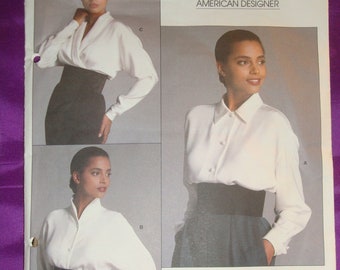 beton medley Arbeid 80s Calvin Klein Womens Set of Elegant Blouses 3 Styles Vogue - Etsy