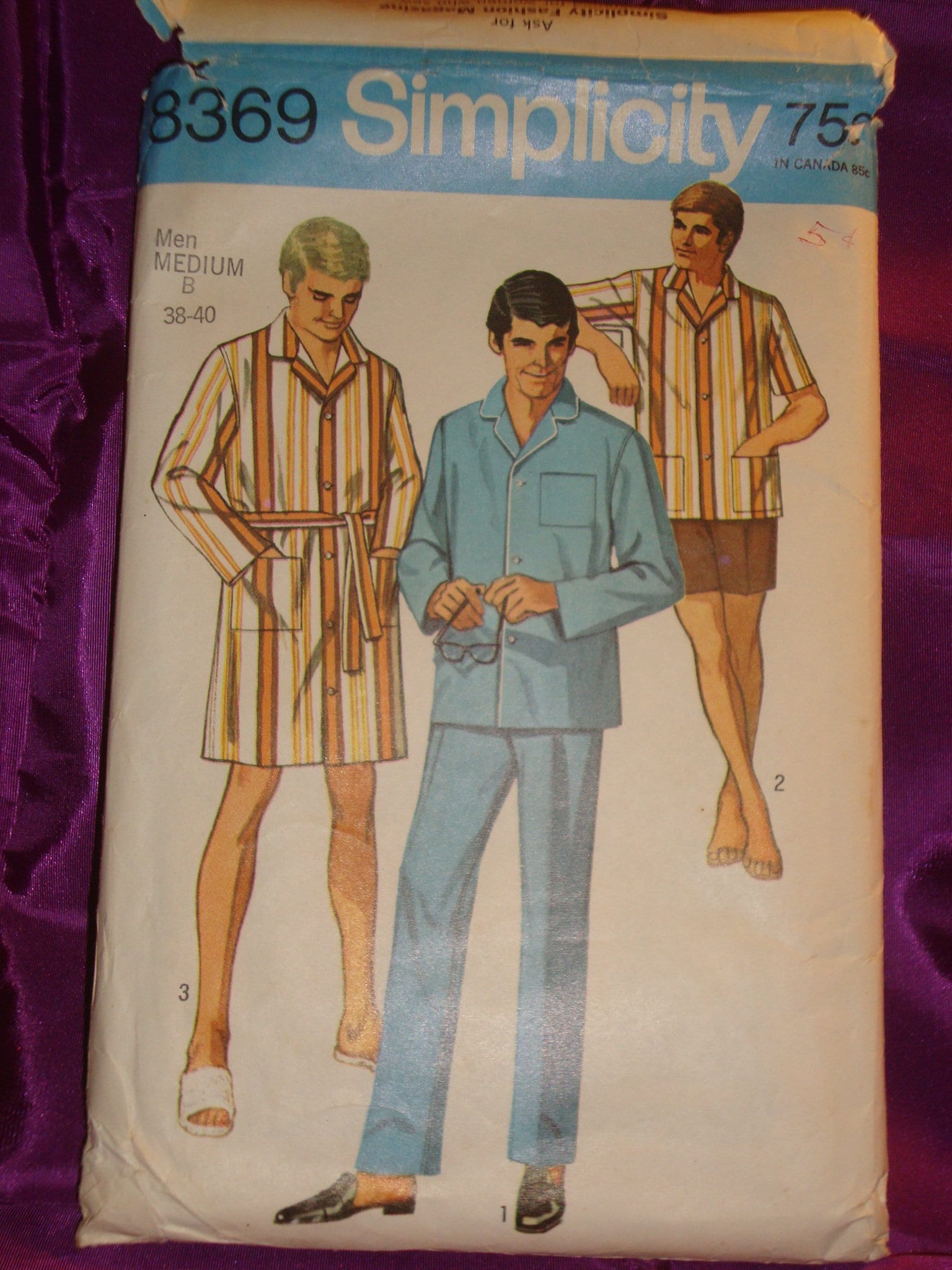 60s Mens Two Pc Pajamas W Short N Long Pants N Sleeves Front 60s Mens Two Pc Pajamas W Short N Long Pants N Sleeves Front