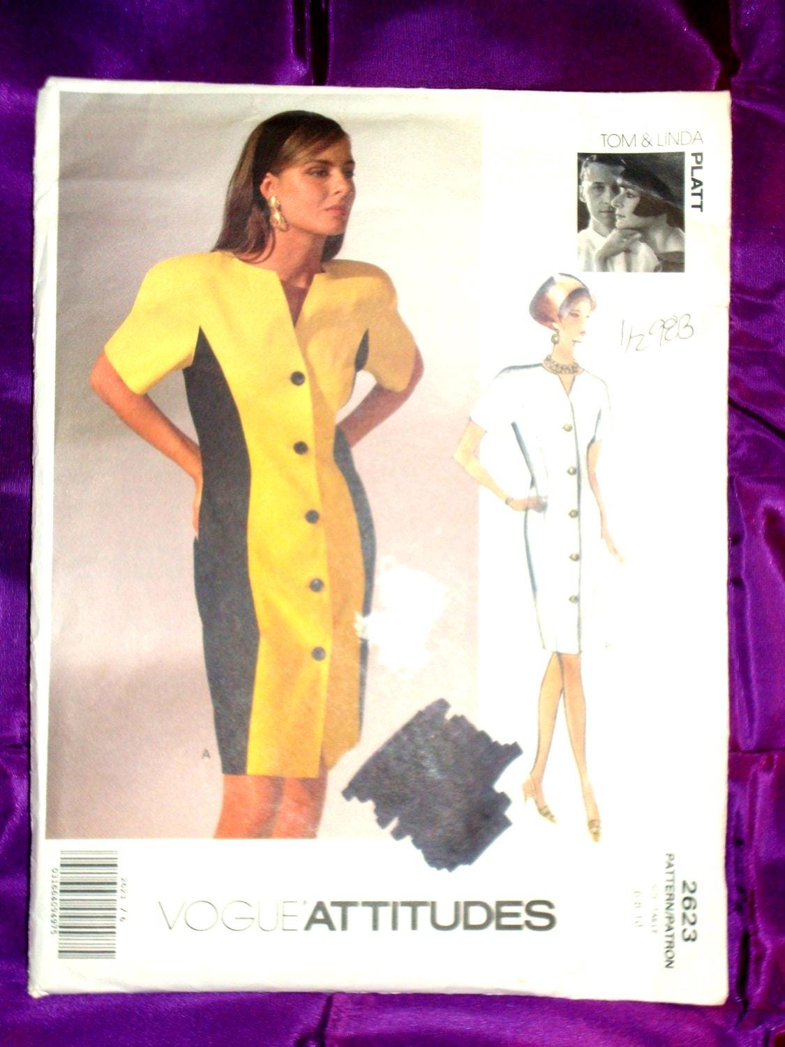 90s Color Block Dress - Etsy
