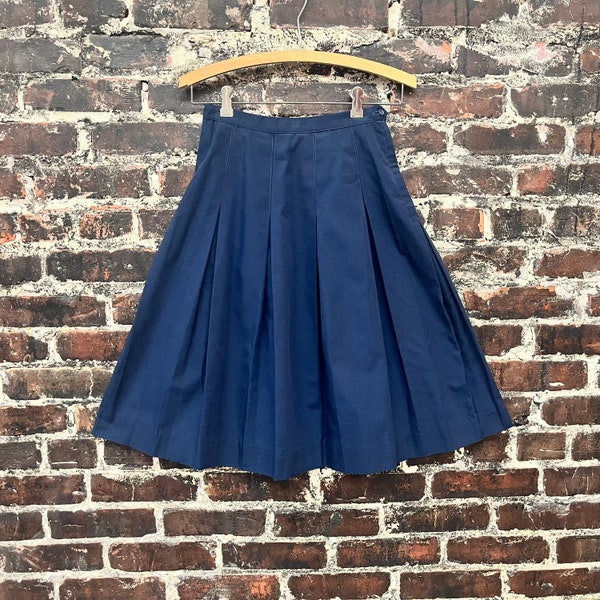 Navy Blue School Skirt - Etsy