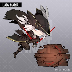 Lady Maria Bloodborne acrylic standee