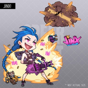 Arcane Jinx! Acrylic Standee