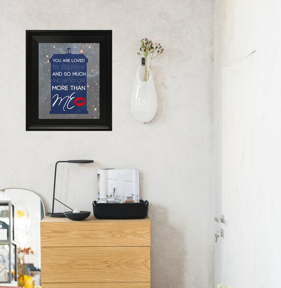 Doctor Who 11th Doctor River Song Love Quote Art Print Geeky Etsy