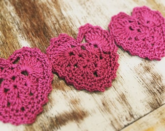 Crochet Heart Bunting