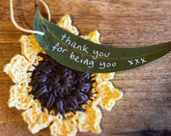 Pattern: Small Crochet Sunflower