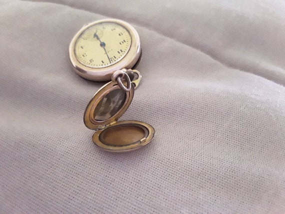 gold filled lot of locket and as is pendant watch
