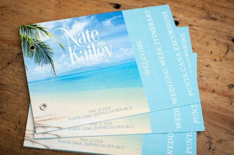 Wedding Program Mini Book Wedding Guide Wedding Book Order Etsy