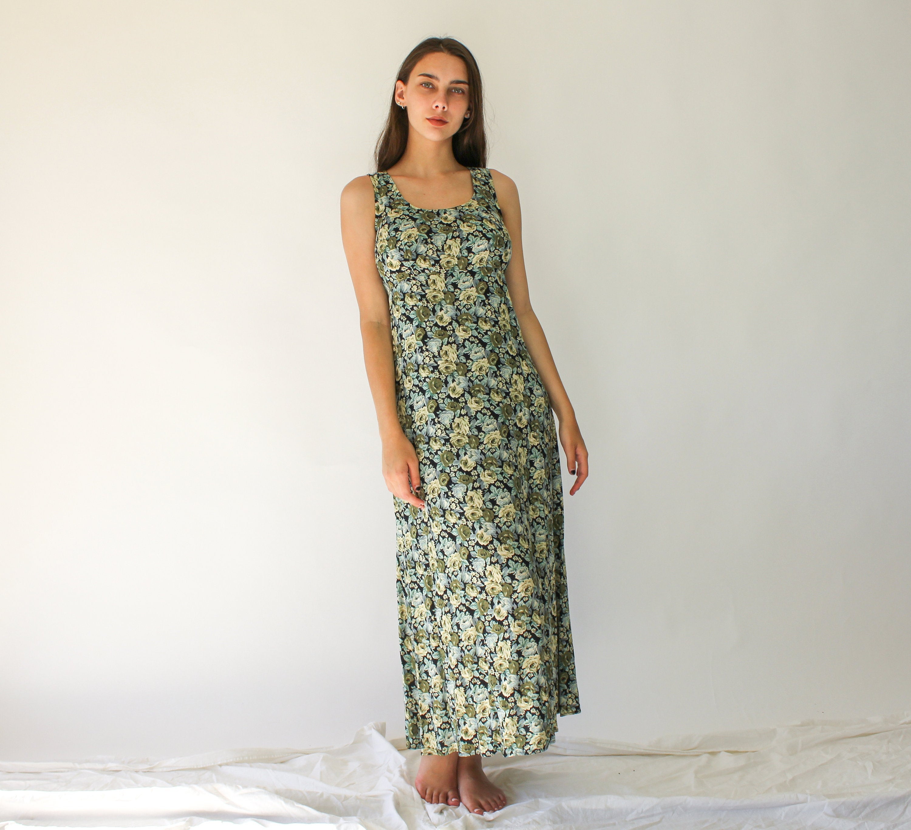 90's top maxi dress