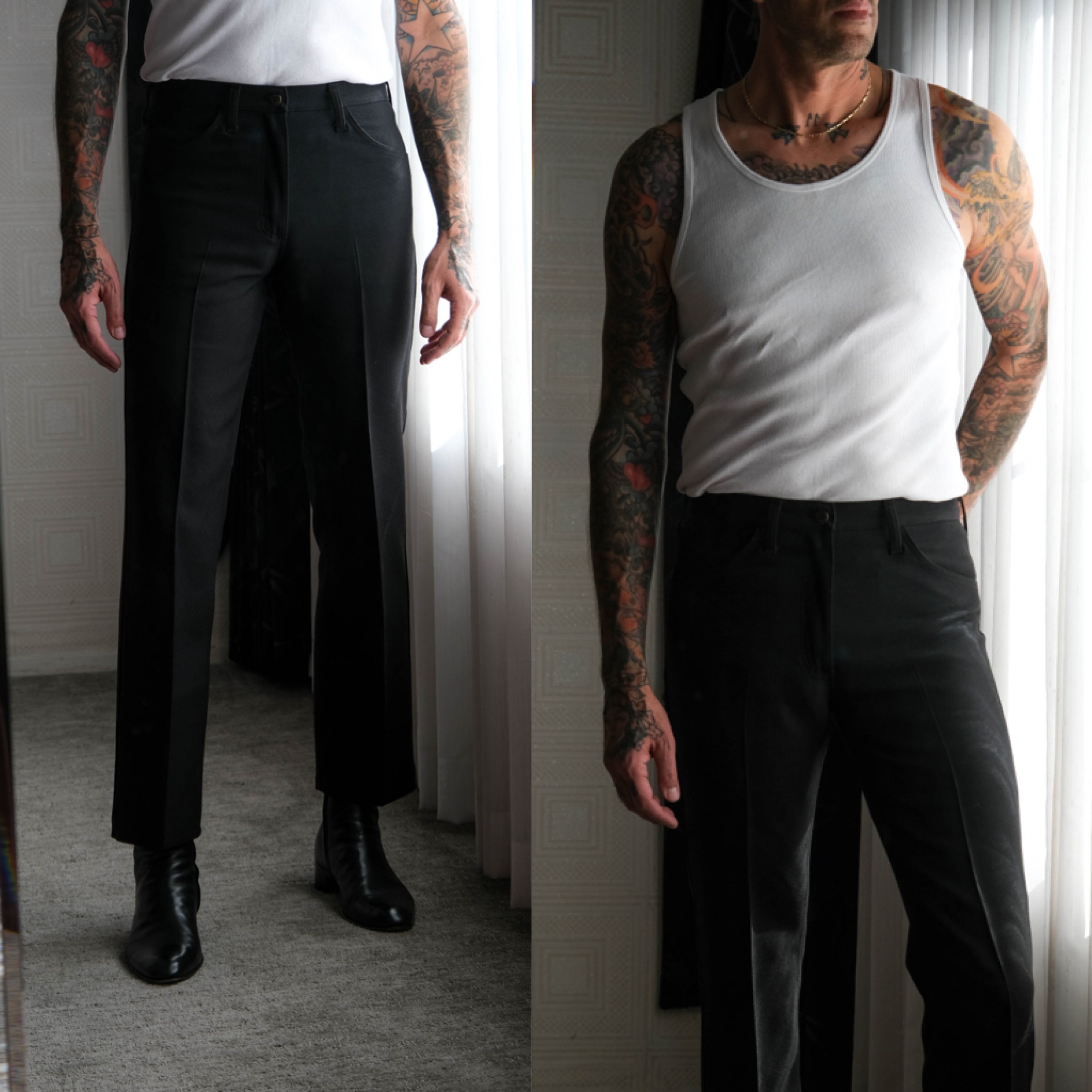 パンツ 70s Lee / Leens.Lee-Prest VINTAGE BLACK Lee Prest - Etsy