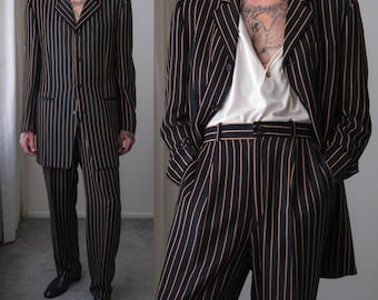 Vintage 90s GIORGIO ARMANI A Milano Borgonuovo 21 Charcoal