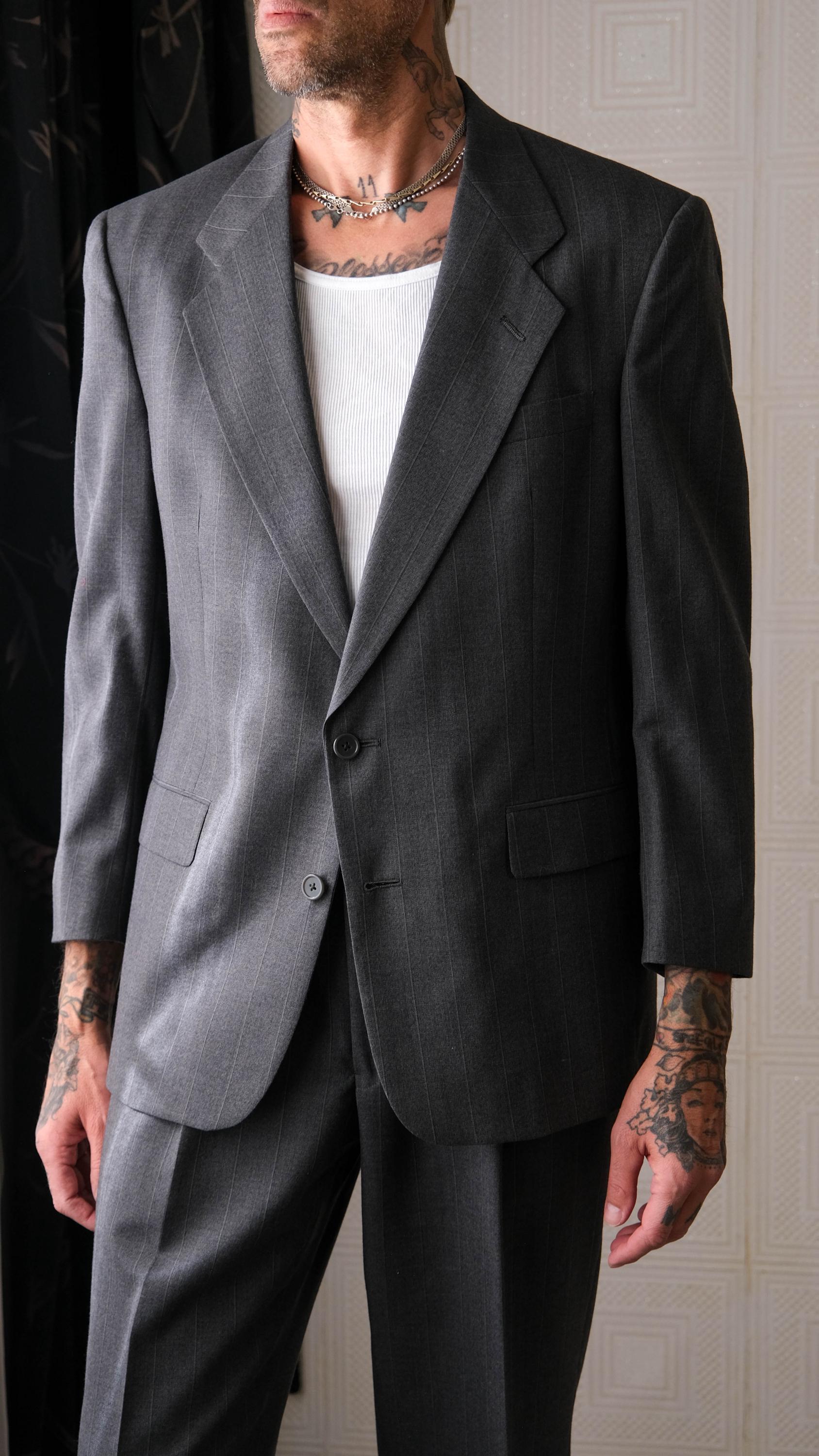 Christian Dior ヴィンテージスーツ Rare Vintage Christian Dior Le Connaisseur Lined Tweed Suit Jacket