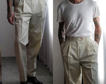 Vintage 1990s HW New York Gray Pants/trousers, Size 10 - Etsy UK