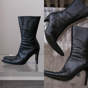 70's Stiletto Boots - Etsy