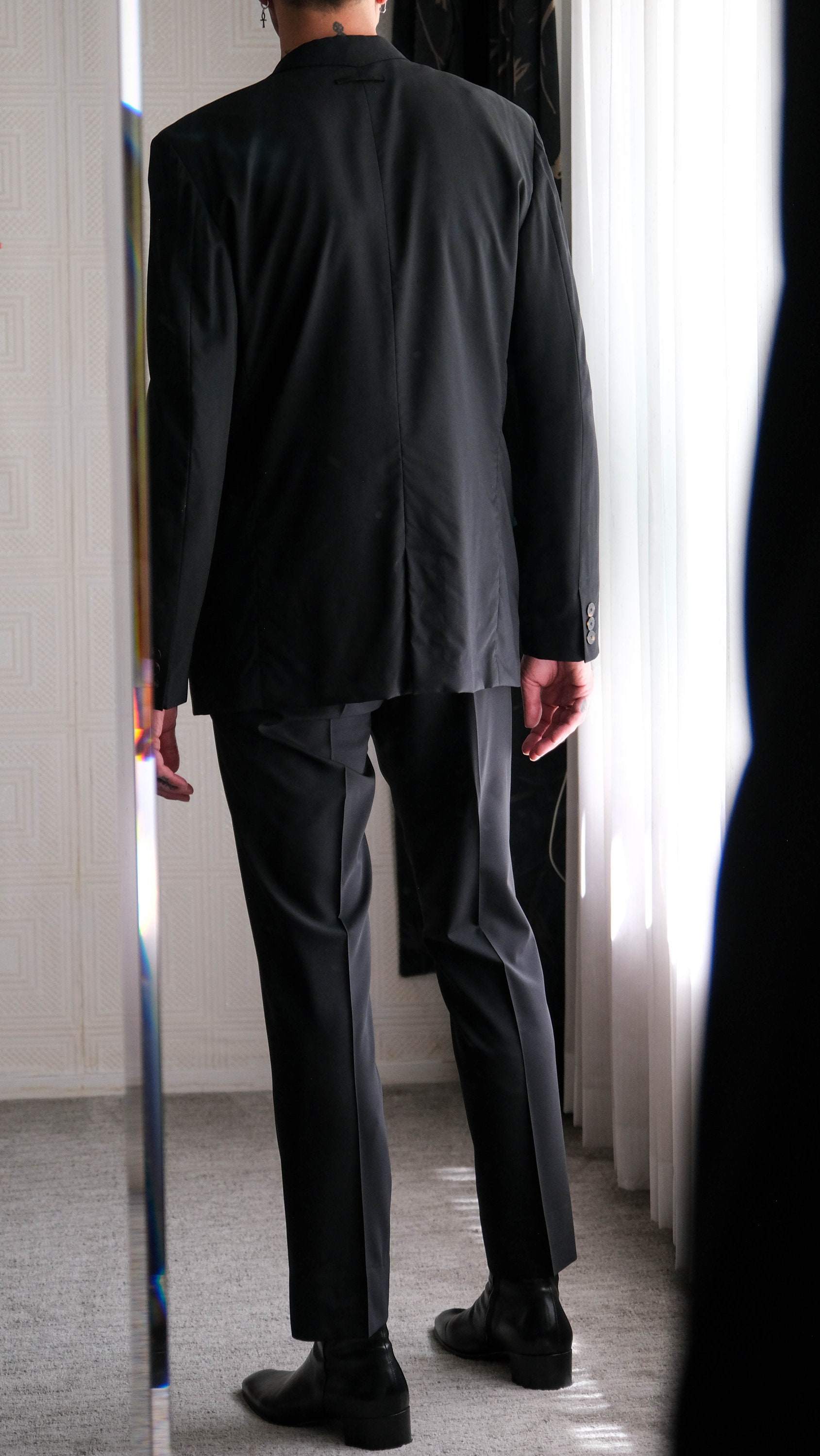 希少 90s】Jean Paul GAULTIER HOMME ジャケット Vintage 1990s Jean Paul Gaultier Homme Black Blazer Jacket
