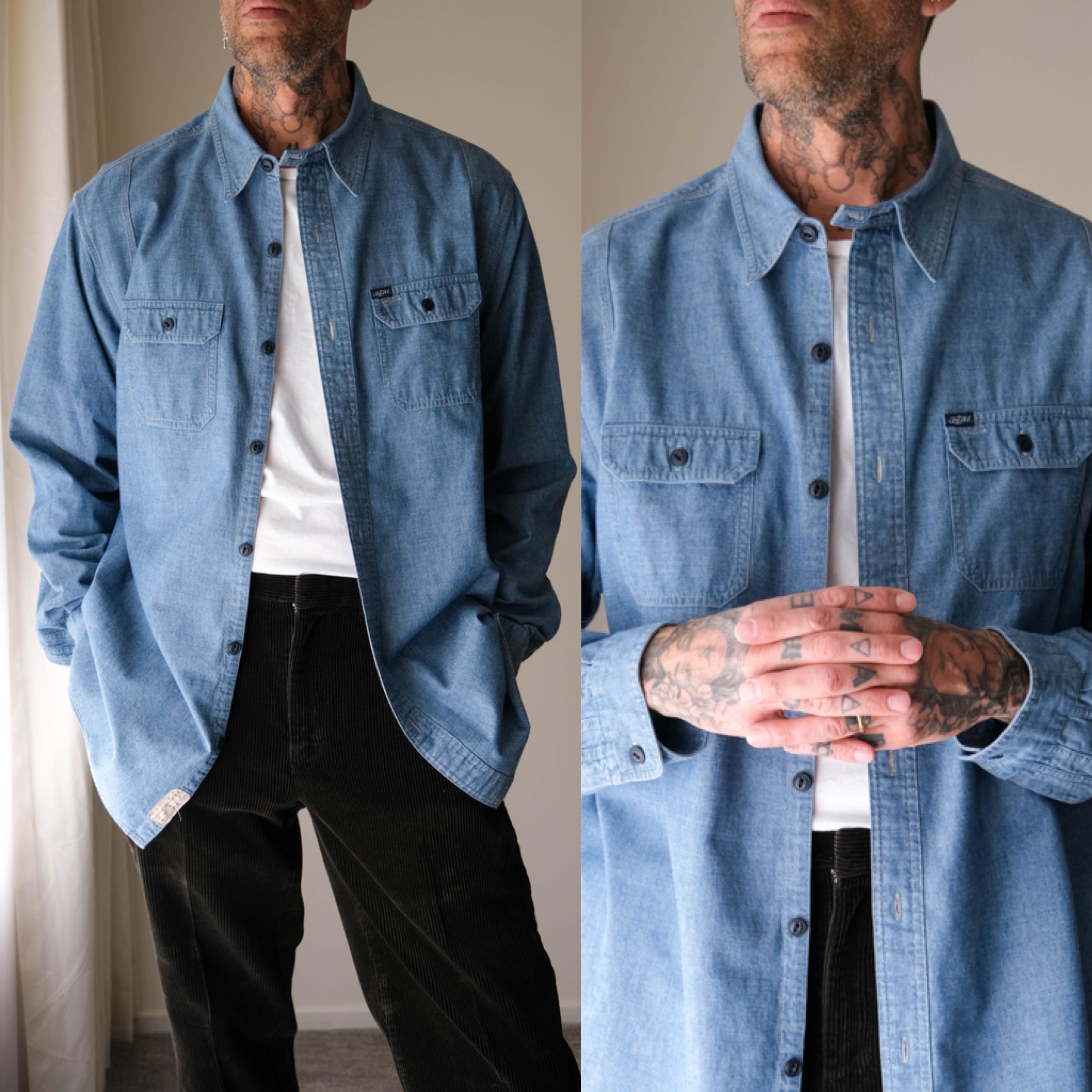 Mens Gabardine Shirt - Etsy