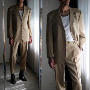 〜90s Hugo Boss ラムレザー カーコート ブラウン M ユーロ Hugo Boss Vintage Brown Leather Jacket - Etsy