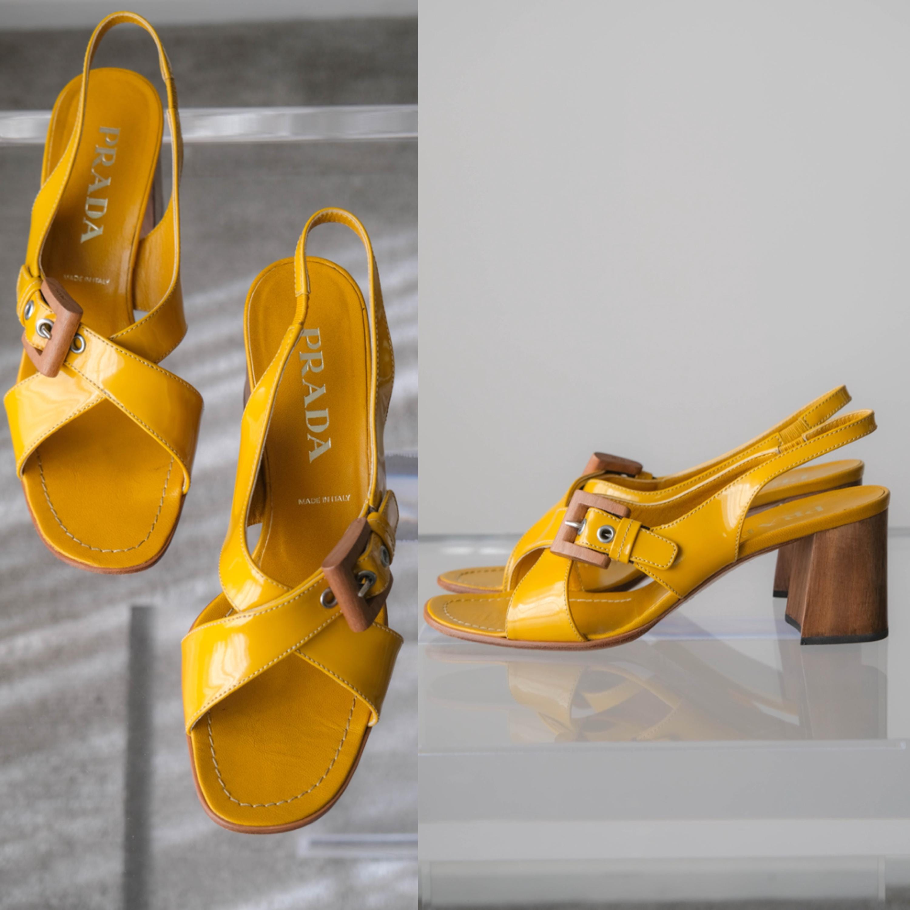 Vintage Prada Sandals - Etsy