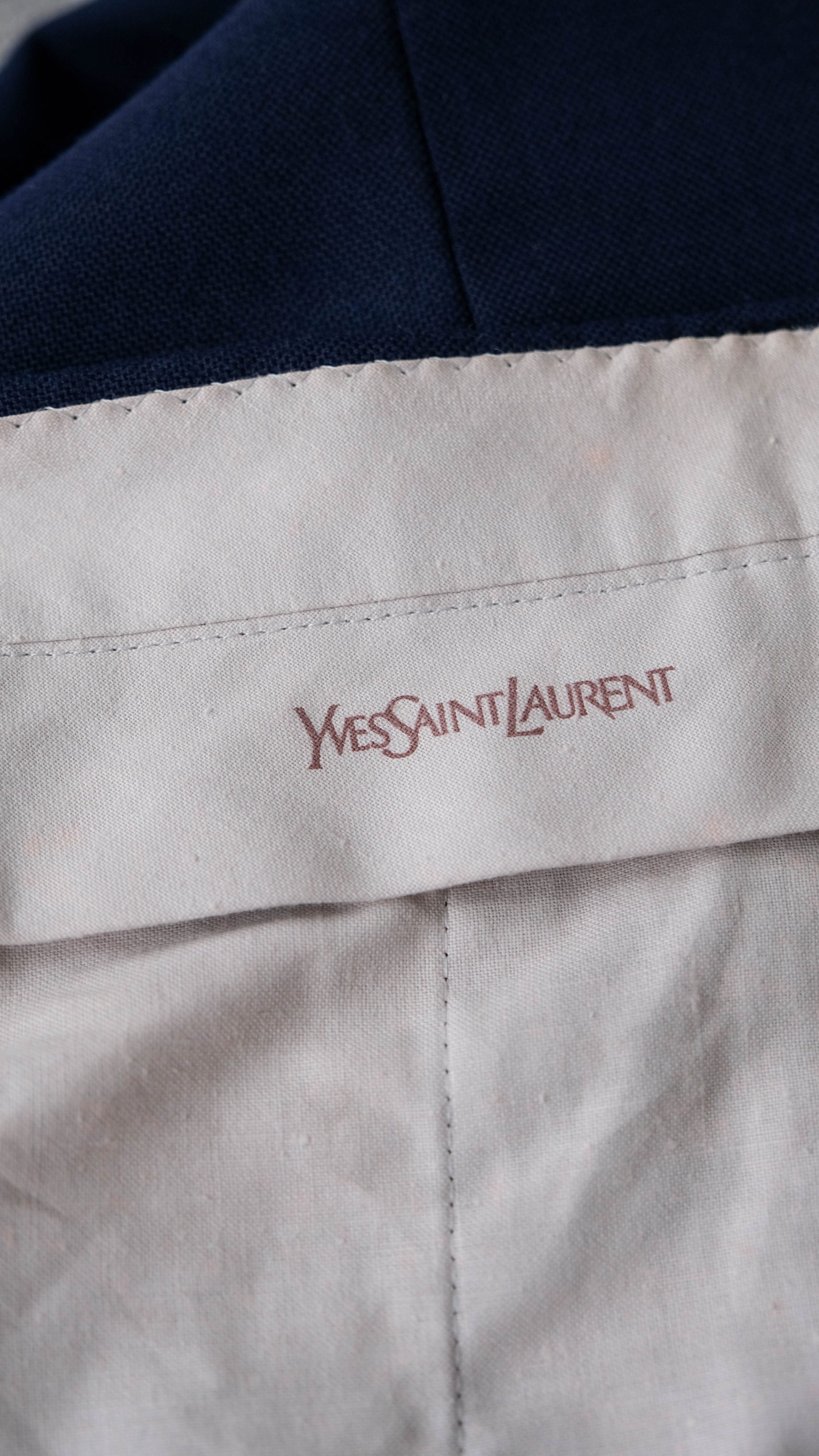 Vintage 70s Yves Saint Laurent Navy Blue Flare Leg Slacks Unworn Deadstock  Made in France 100% Wool 1970s YSL Designer Mens Pants - Etsy