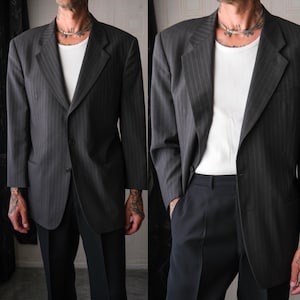ジャケット・アウター 80s GIORGIO ARMANI wool/linen jacket BLK 80s Armani Blazer - Etsy Canada