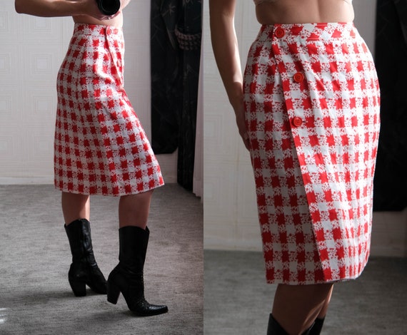 Gingham 90s skirt hotsell