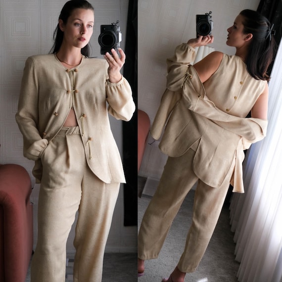 ヴィンテージ 90年代 GIORGIO ARMANI Le Collezioni クリンクル