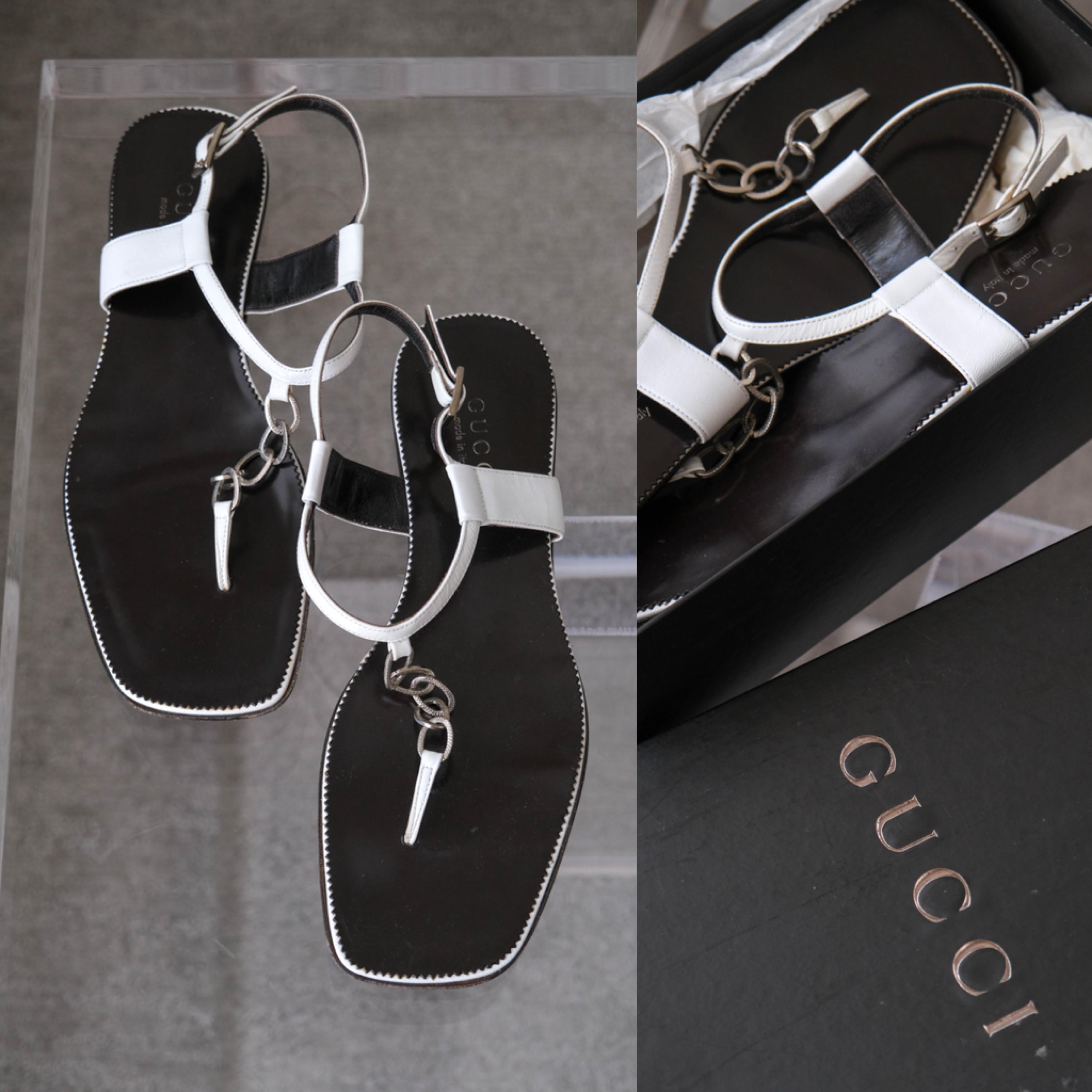Vintage Gucci Sandals - Etsy