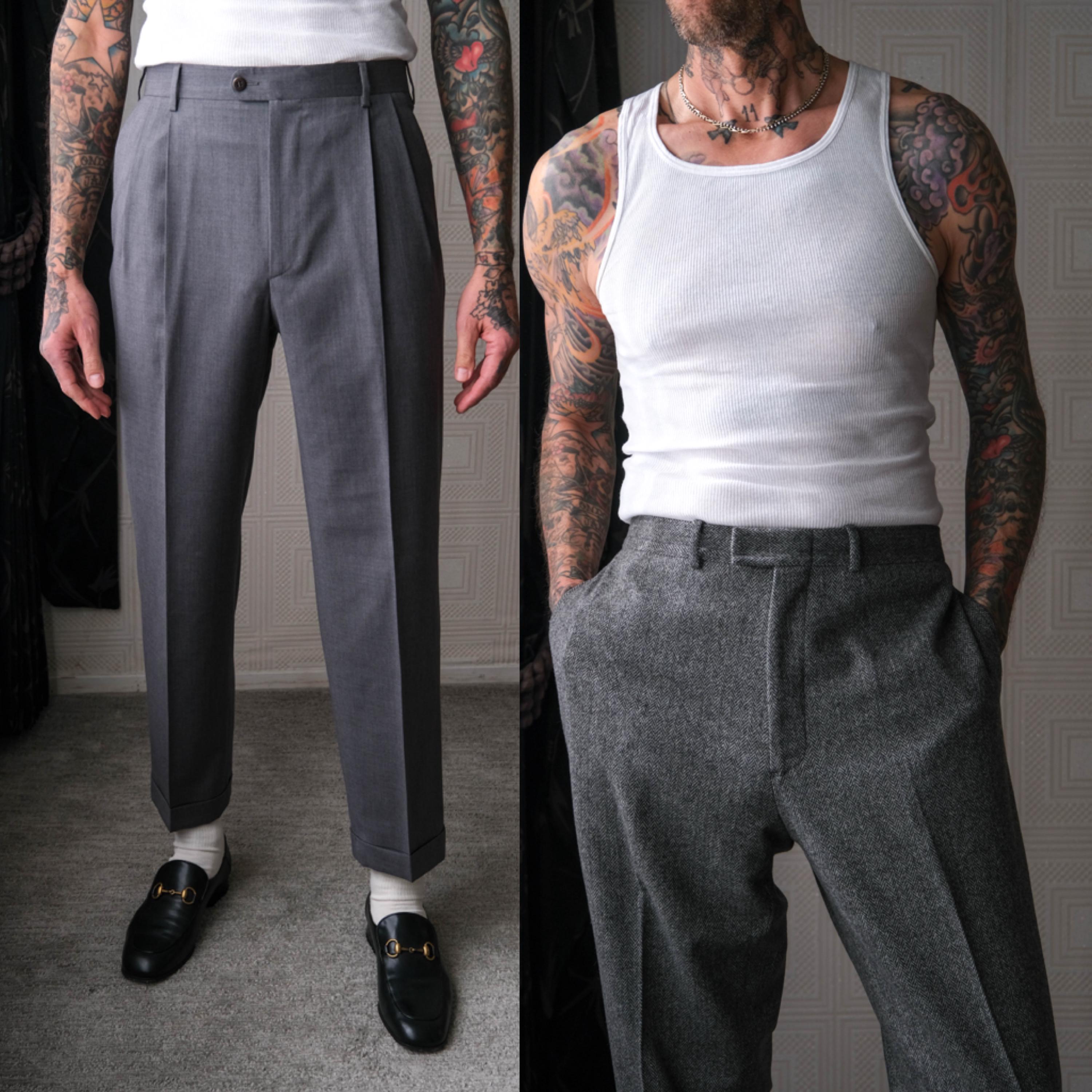 1980s Wool Gabardine Pants - Etsy