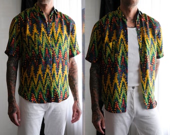 Vintage 90s POLO Ralph Lauren Black GI Shirt Silk Blend Vintage 90s POLO Ralph Lauren Black GI Shirt Silk Blend