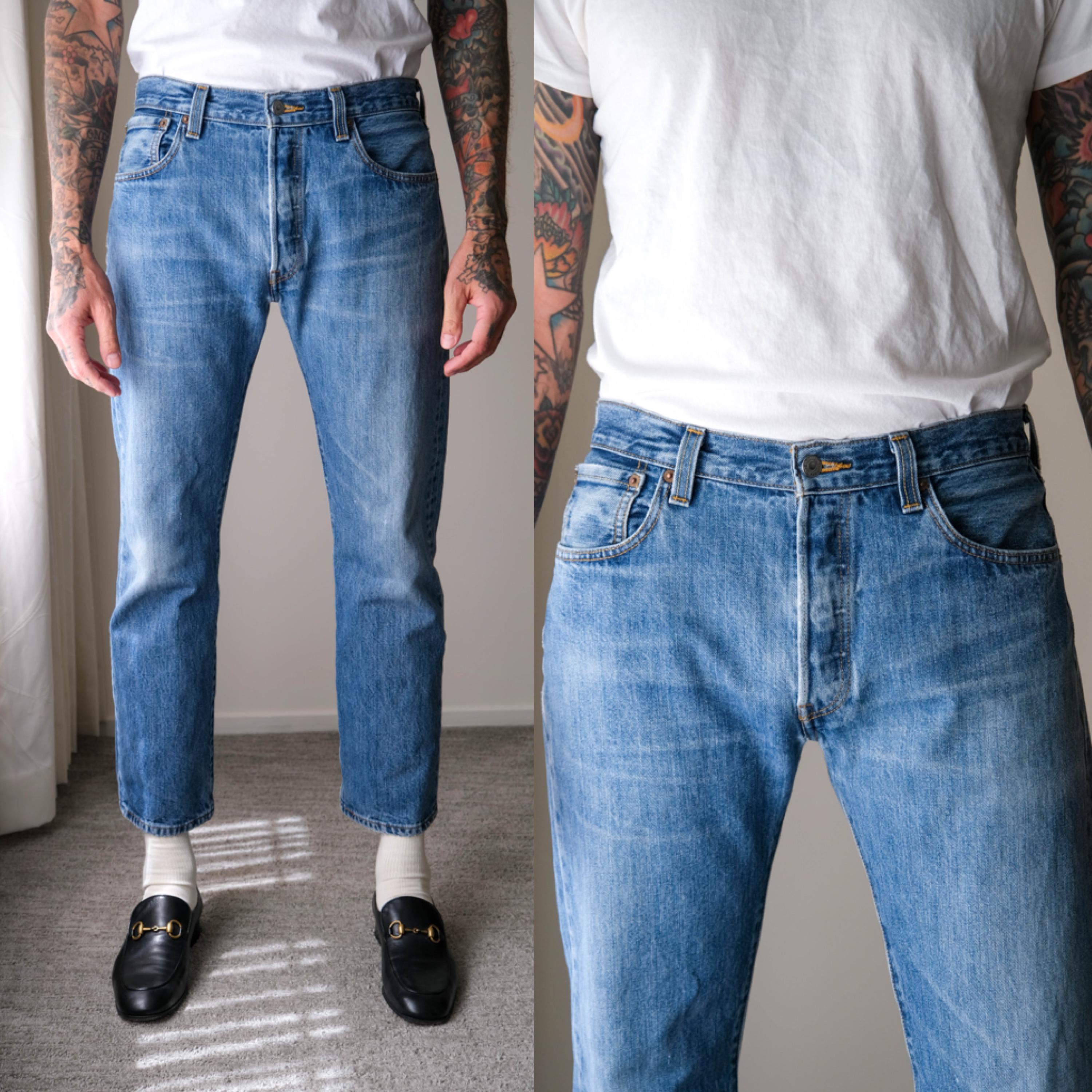 Levis 501 Japanese Denim Jeans 32 X 32 - Etsy