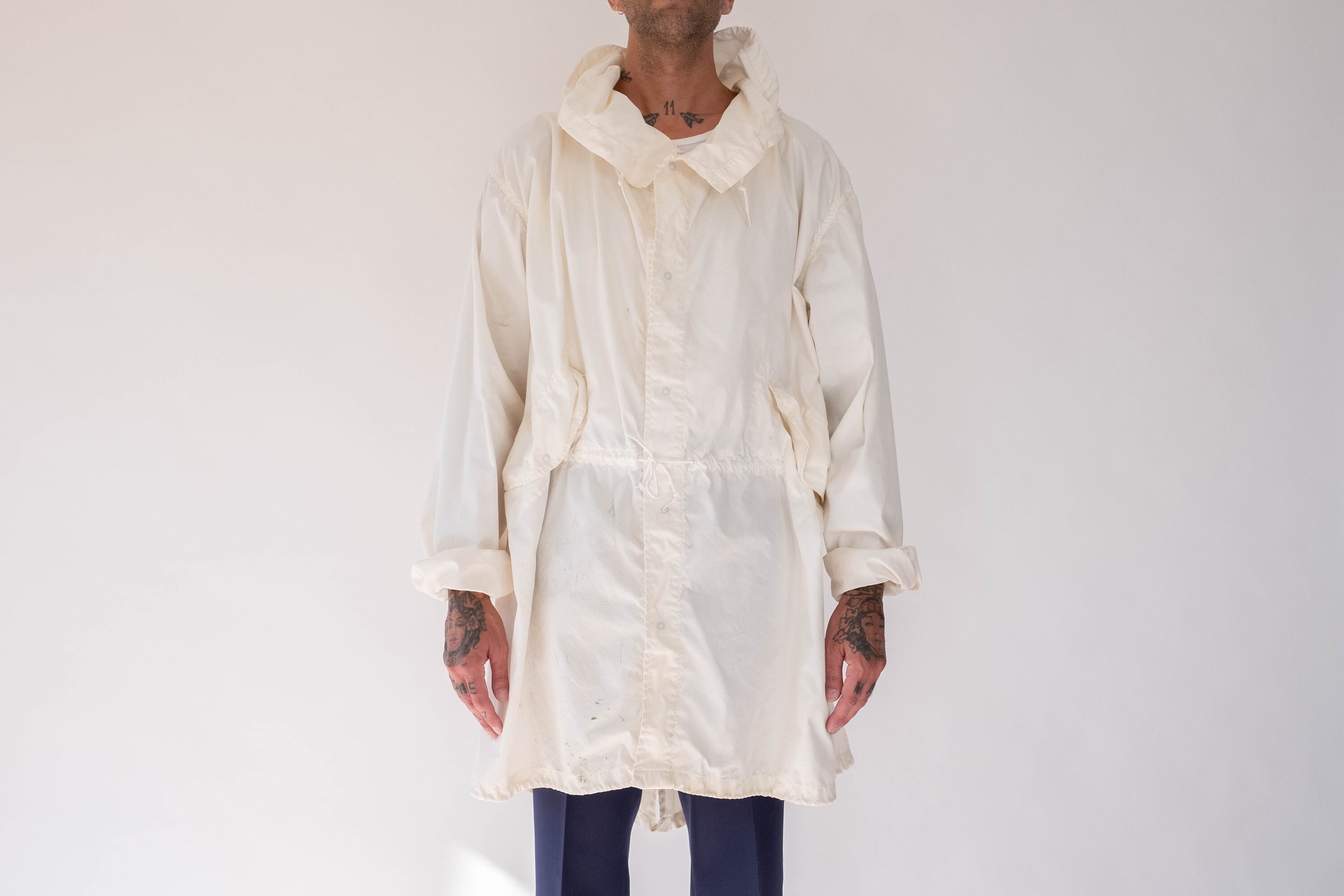 Vintage 70s 80s Military Snow Camouflage Hooded Fishtail Parka - Etsy