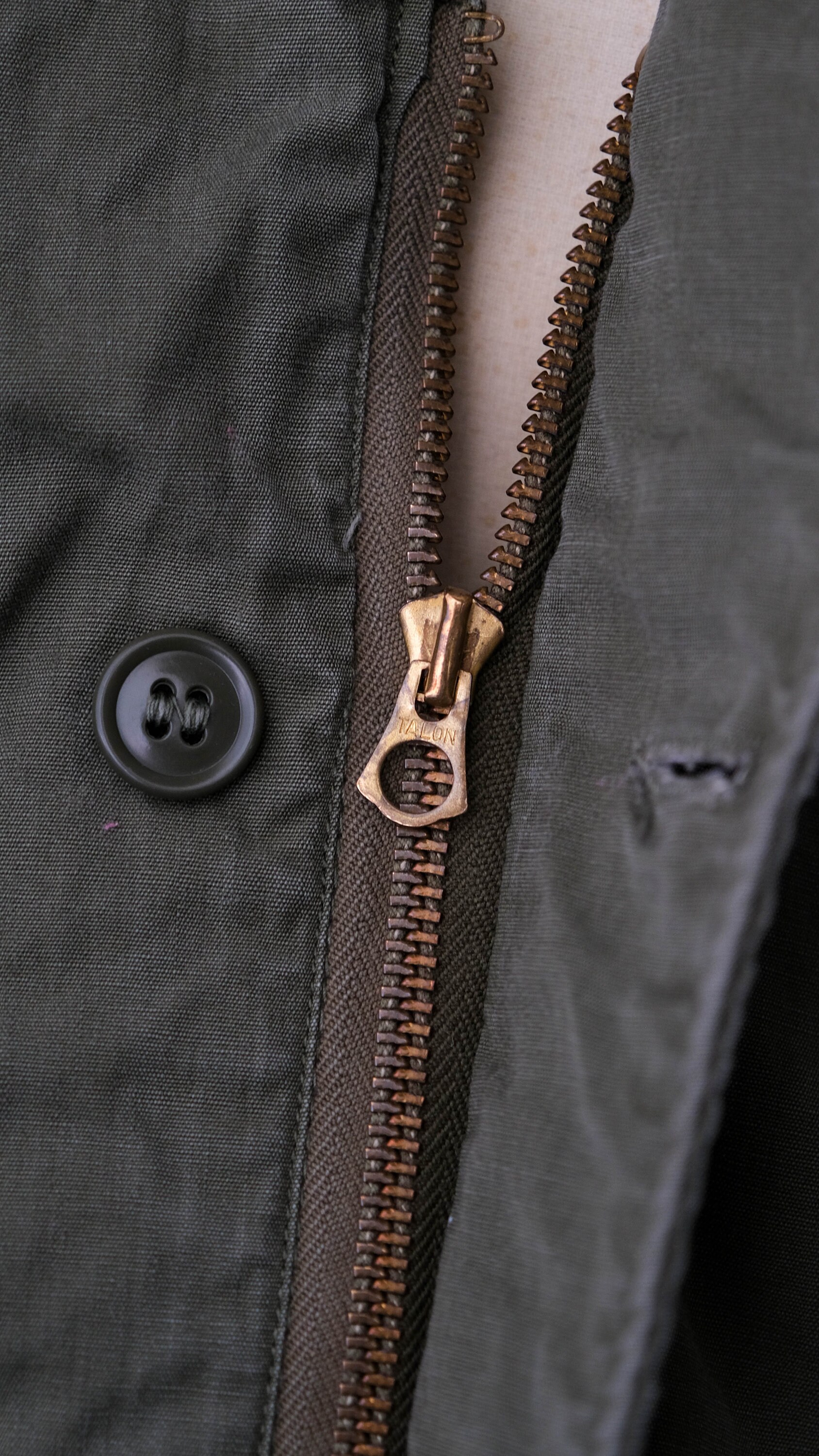 Vintage 40s WW2 M-41 US Military Cotton Field Jacket W