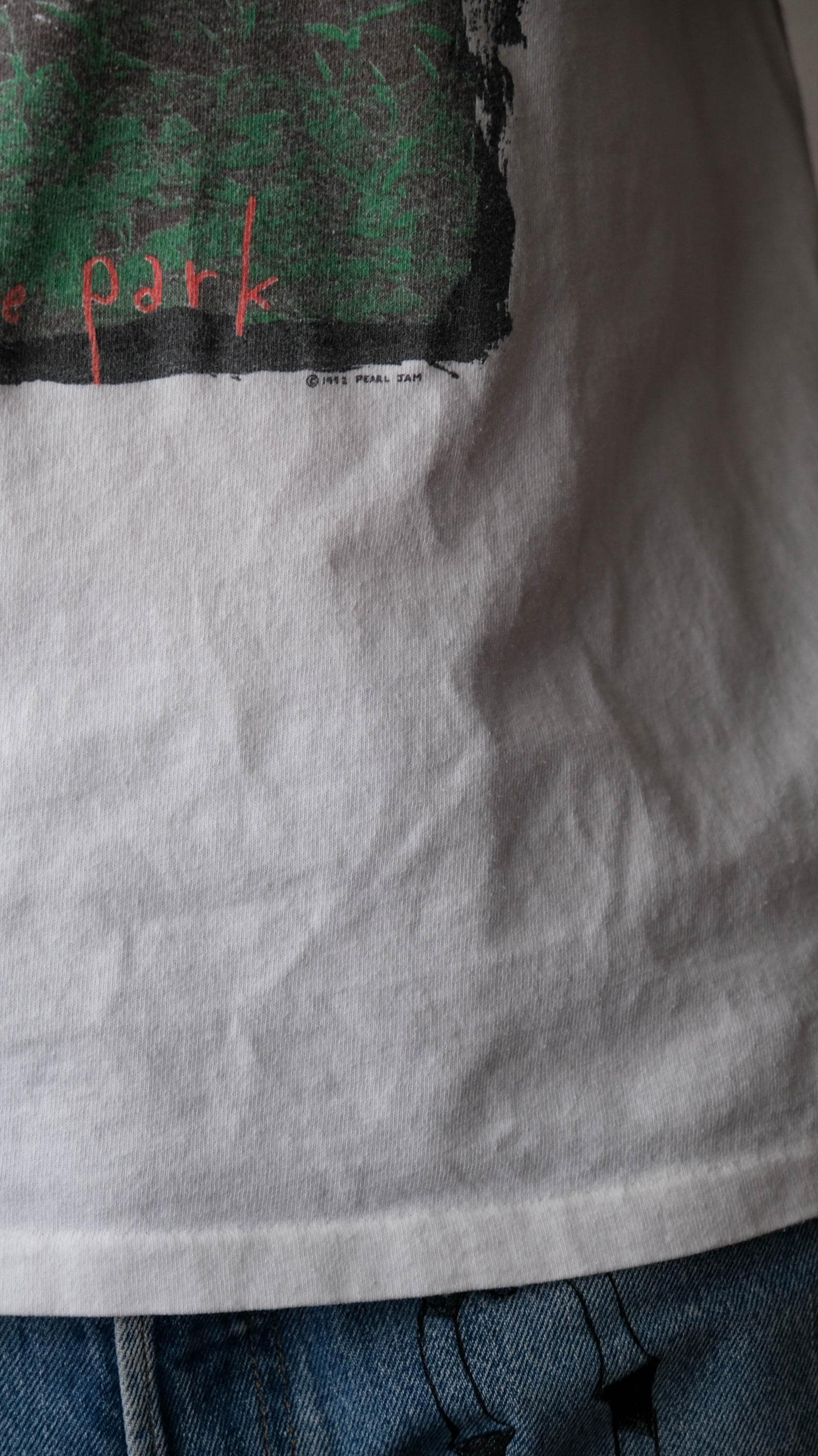 Vintage 90s PEARL JAM 1992 Drop in the Park Single Stitch Concert