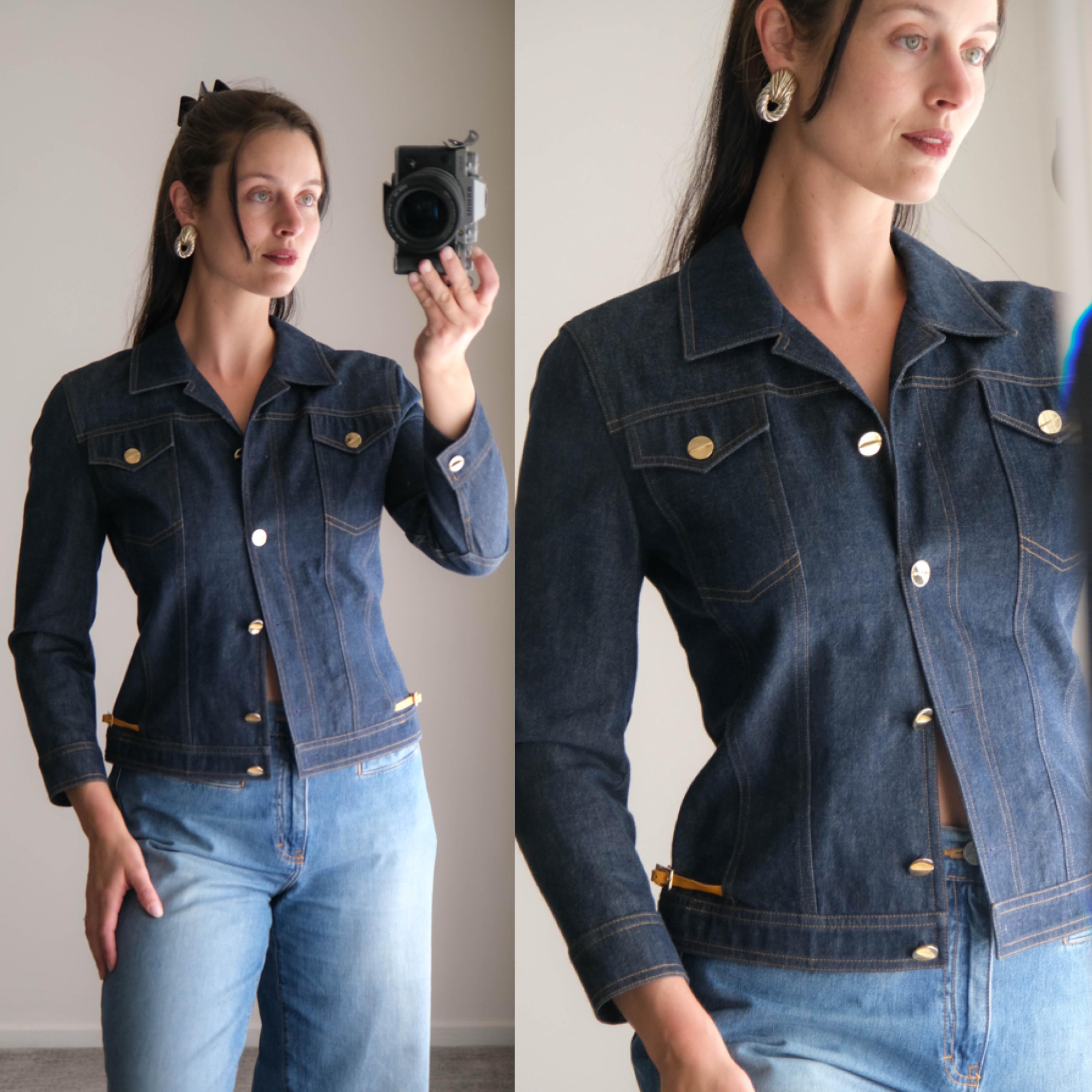ESCADA - エスカーダ デニムジャケット Escada denim jacket - Etsy 日本