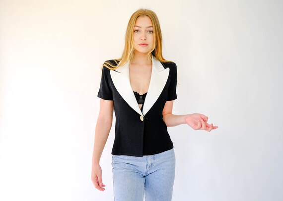 Short sleeve cheap tuxedo jacket