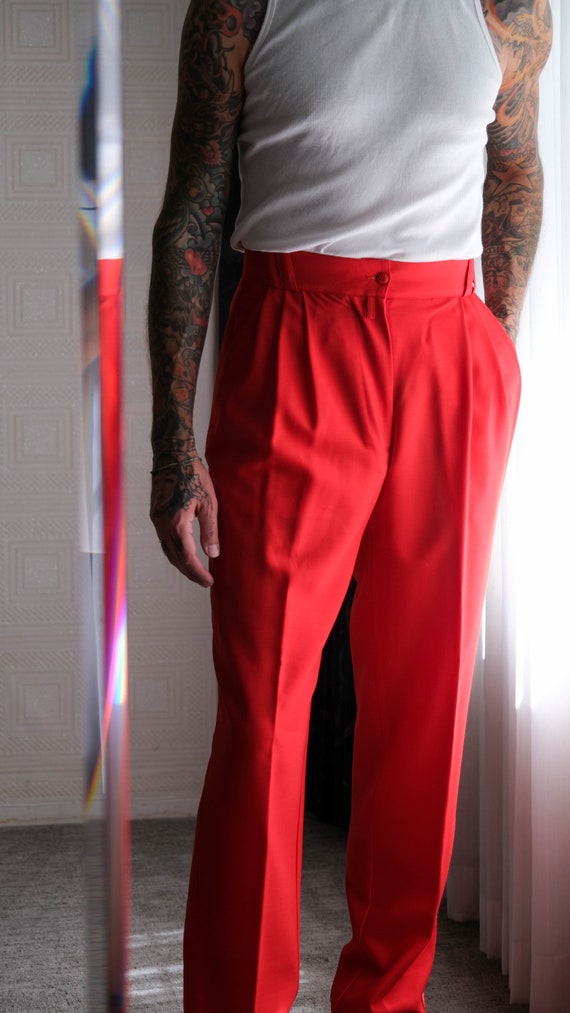 GIANNI VERSACE 1990s 本人期 ITALY製 ウールスラックス GIANNI VERSACE 1990s 本人期 ITALY製 ウールスラックス Vintage 90s