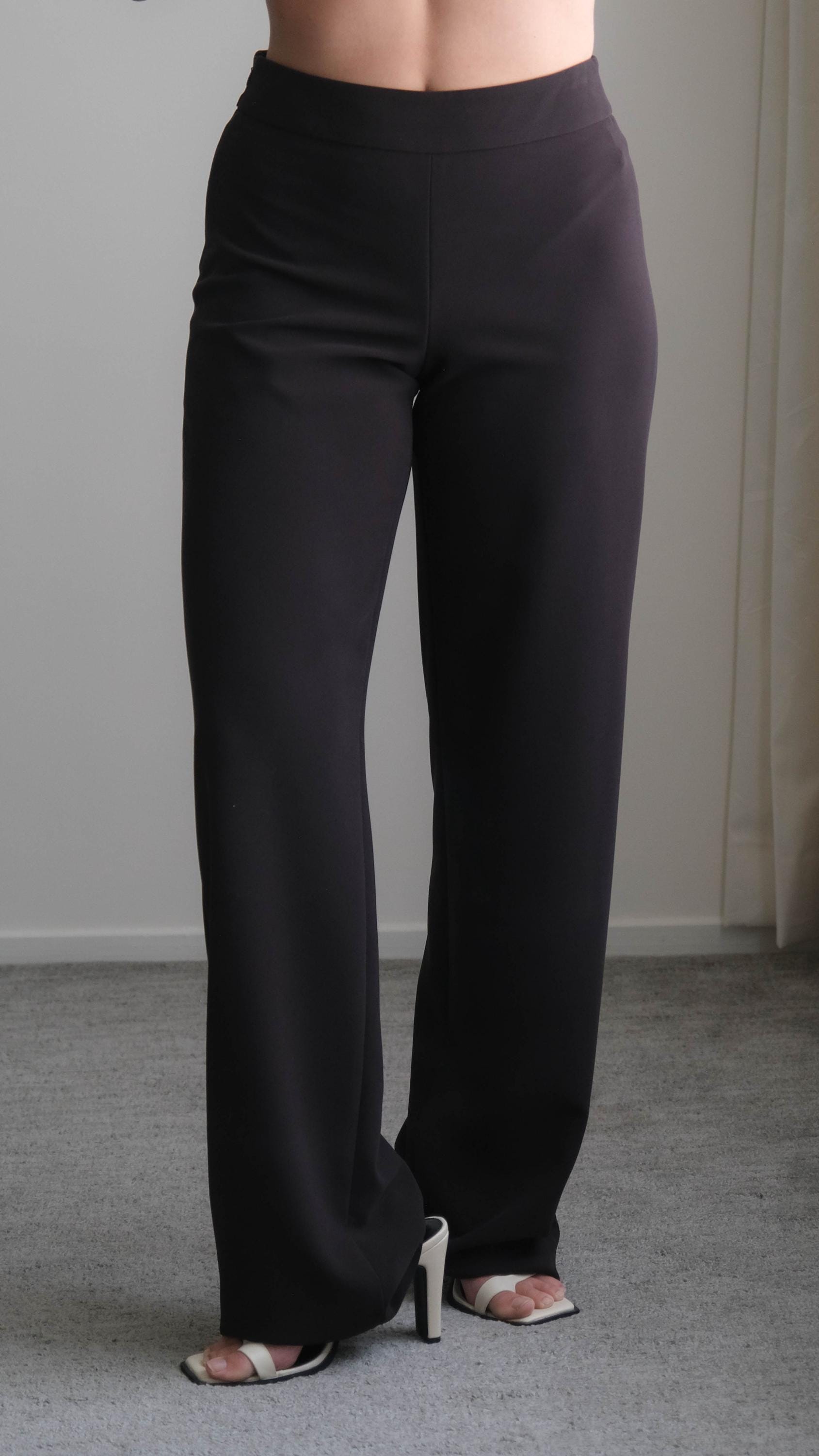 Vintage GIORGIO ARMANI Black Label Deep Chocolate Brown High Rise