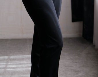 Vintage 90s GIORGIO ARMANI A Milano Borgonuovo 21 Black Gabardine