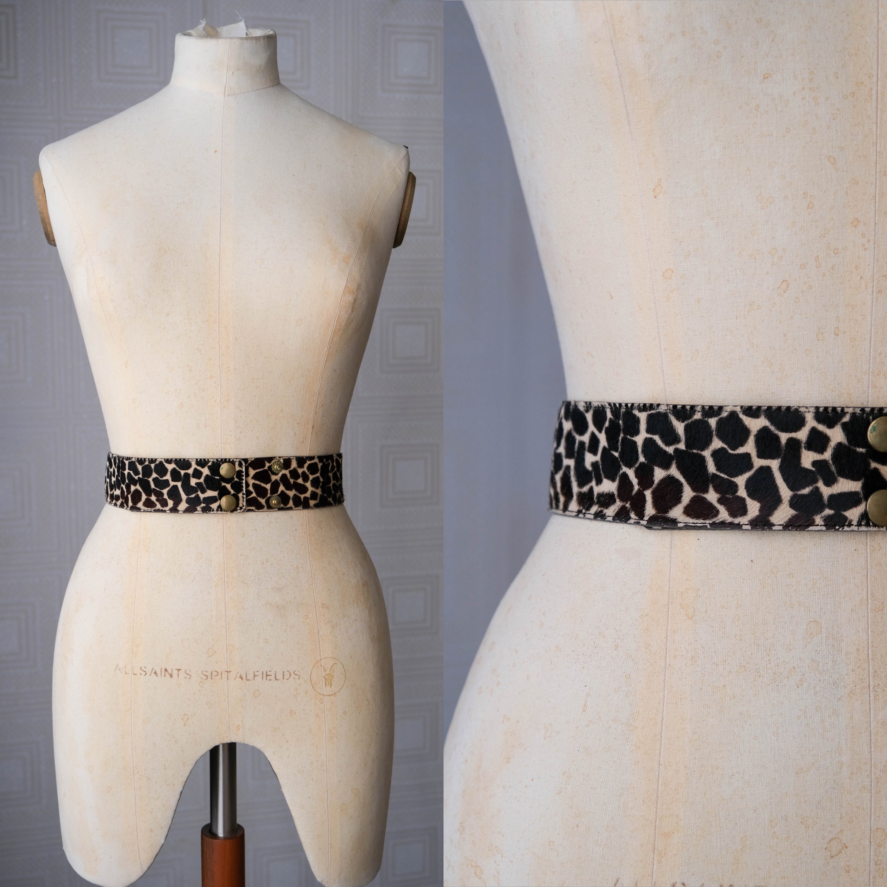 Sonia Rykiel leather gold studs wrap around belt Sonia Rykiel Paris- Wide Belt, Elasticated High Waist  main image 4