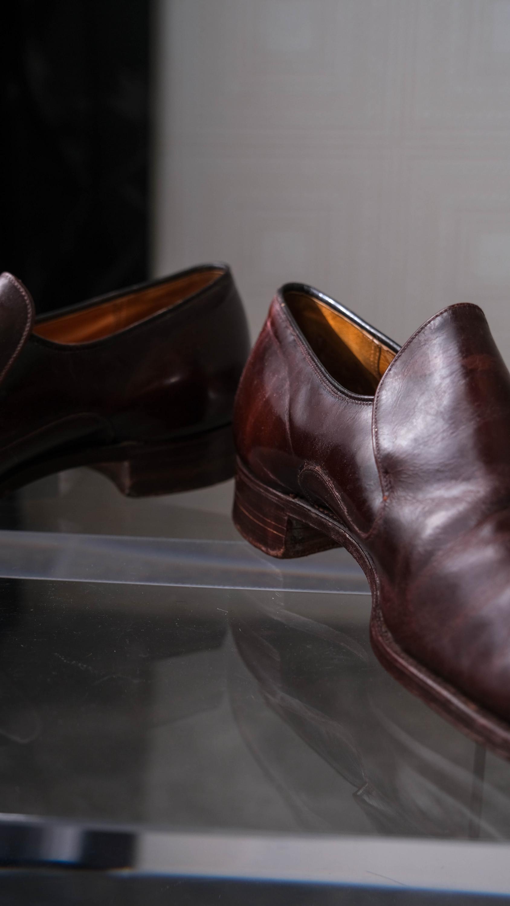 Vintage 60s ALAN Mcafee Saks Fifth Avenue Oxblood Slip on 