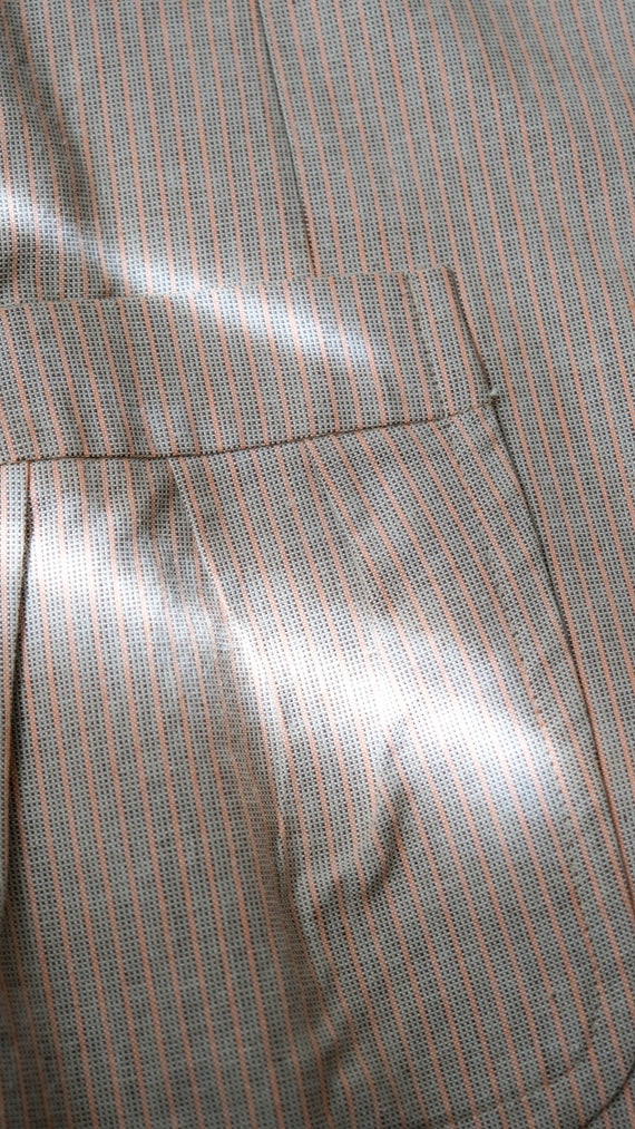 Vintage 70s PIERRE CARDIN RELAX Linen Tan Sherbet… - image 8