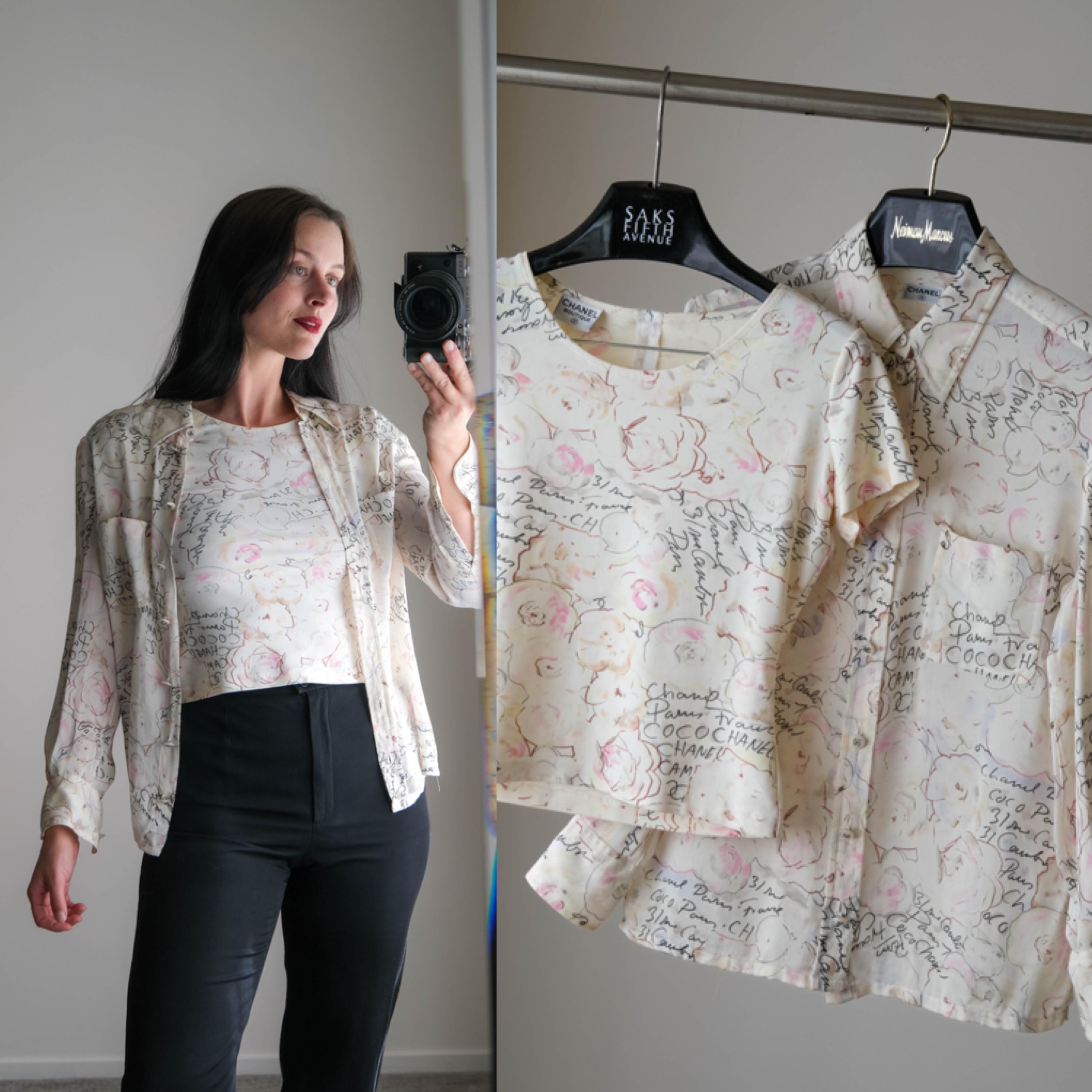 Vintage Chanel Tops - Etsy Hong Kong