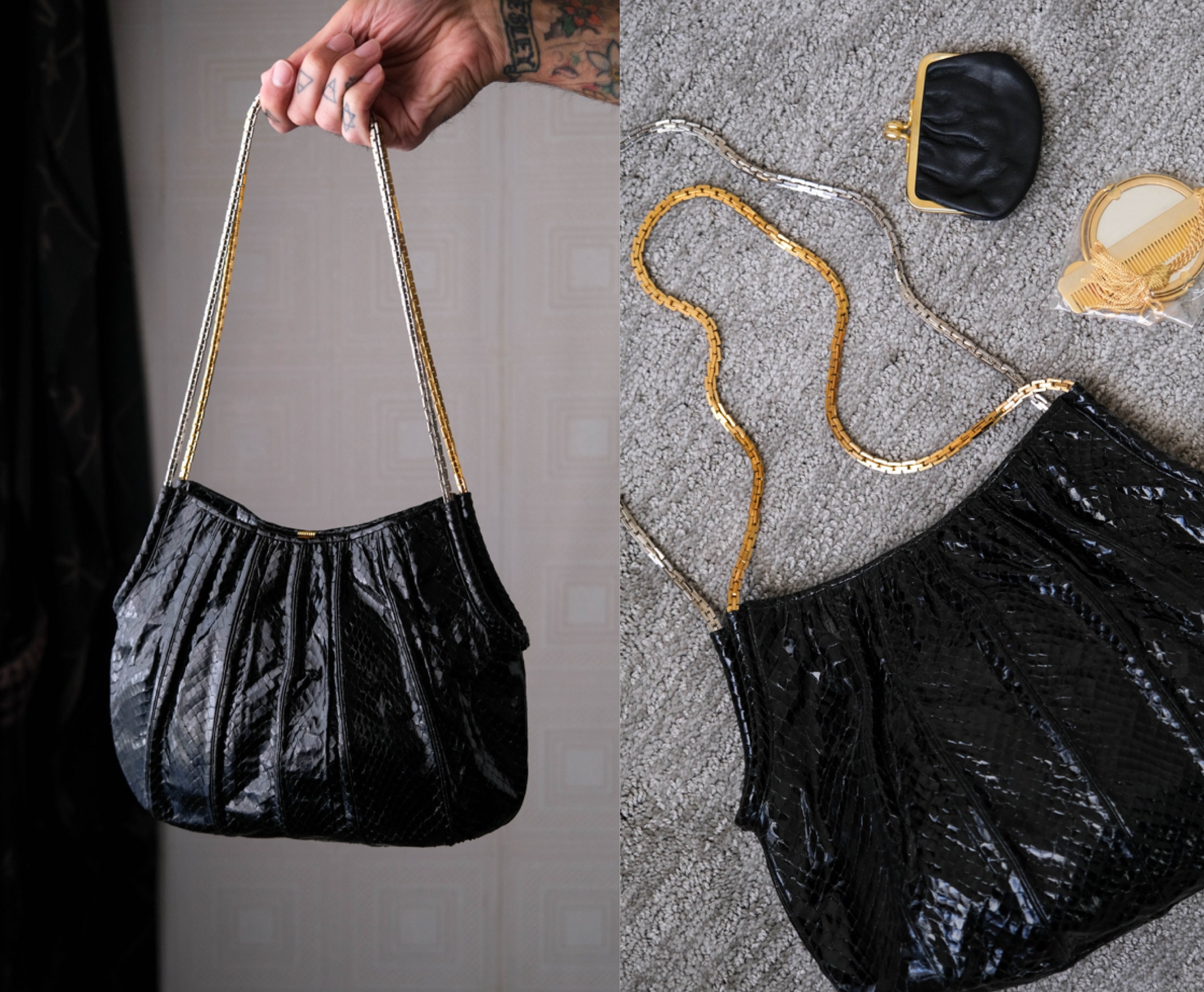 Shop PRADA Nylon Chain Plain Elegant Style Logo Shoulder Bags by flamenco