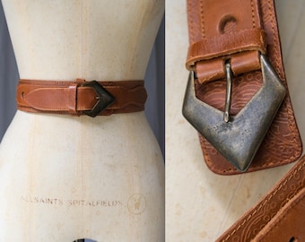 Vintage Norma Kamali Lipstick Red Leather Belt - 1980s Rare Find Vintage rare norma - Gem main image 4